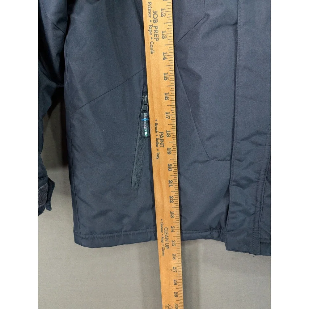 Champion Boys C9 Hooded Winter Puffer Jacket Navy Blue Size M 8-10